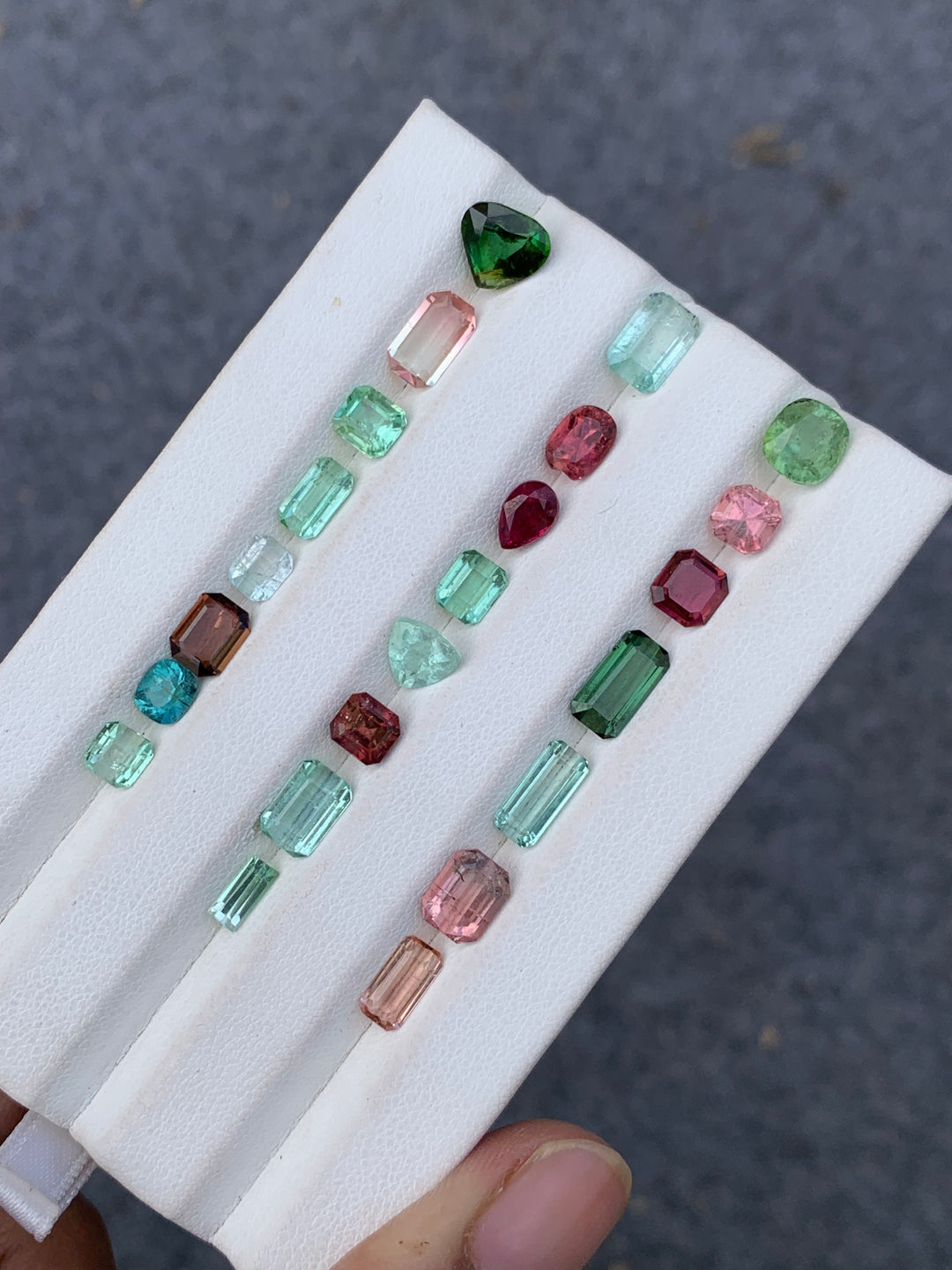 22.90 Carats Faceted Mix Color Eye Clean Tourmalines