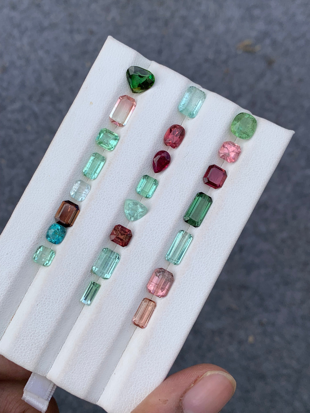 22.90 Carats Faceted Mix Color Eye Clean Tourmalines