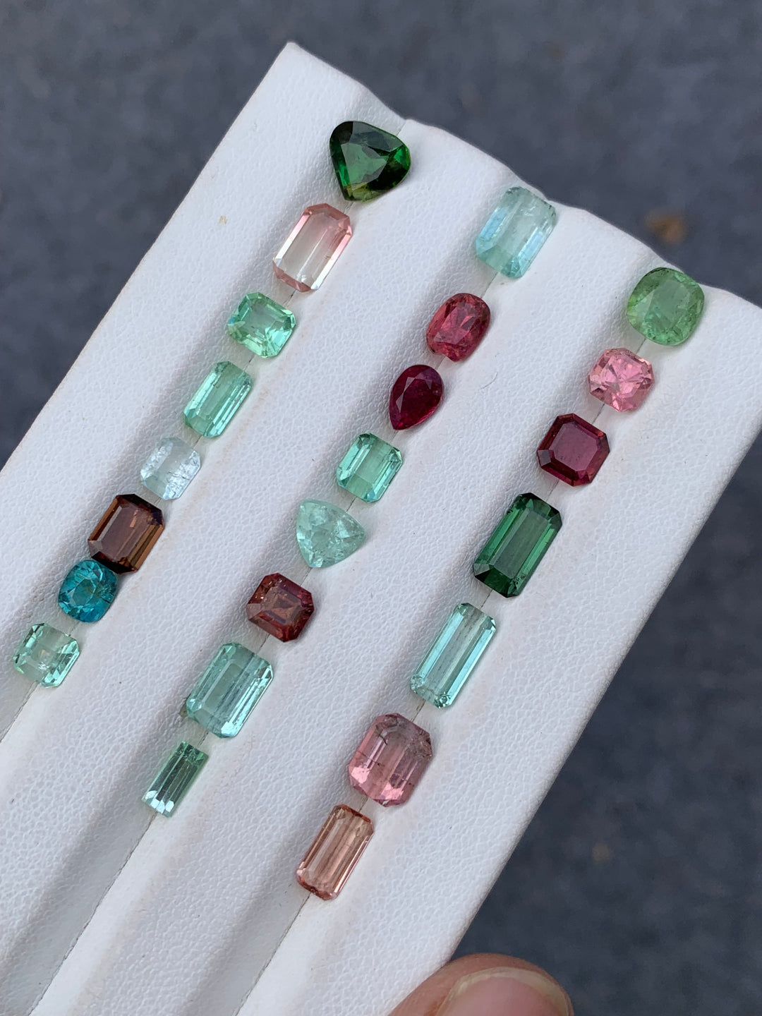 22.90 Carats Faceted Mix Color Eye Clean Tourmalines