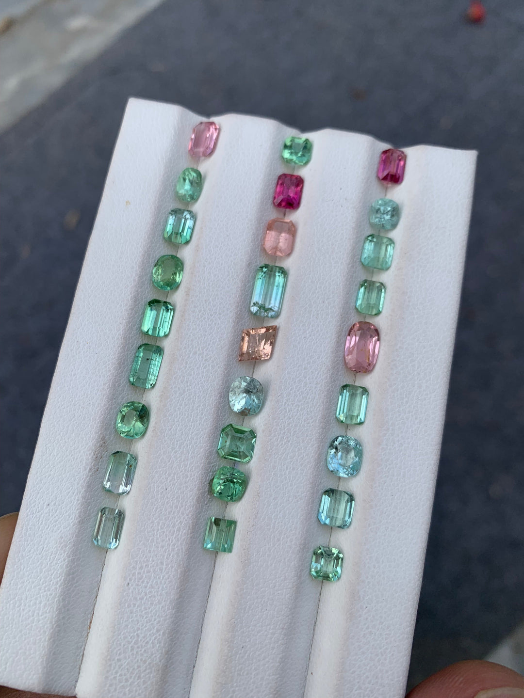 16.58 Carats Faceted Mix Color Eye Clean Tourmalines