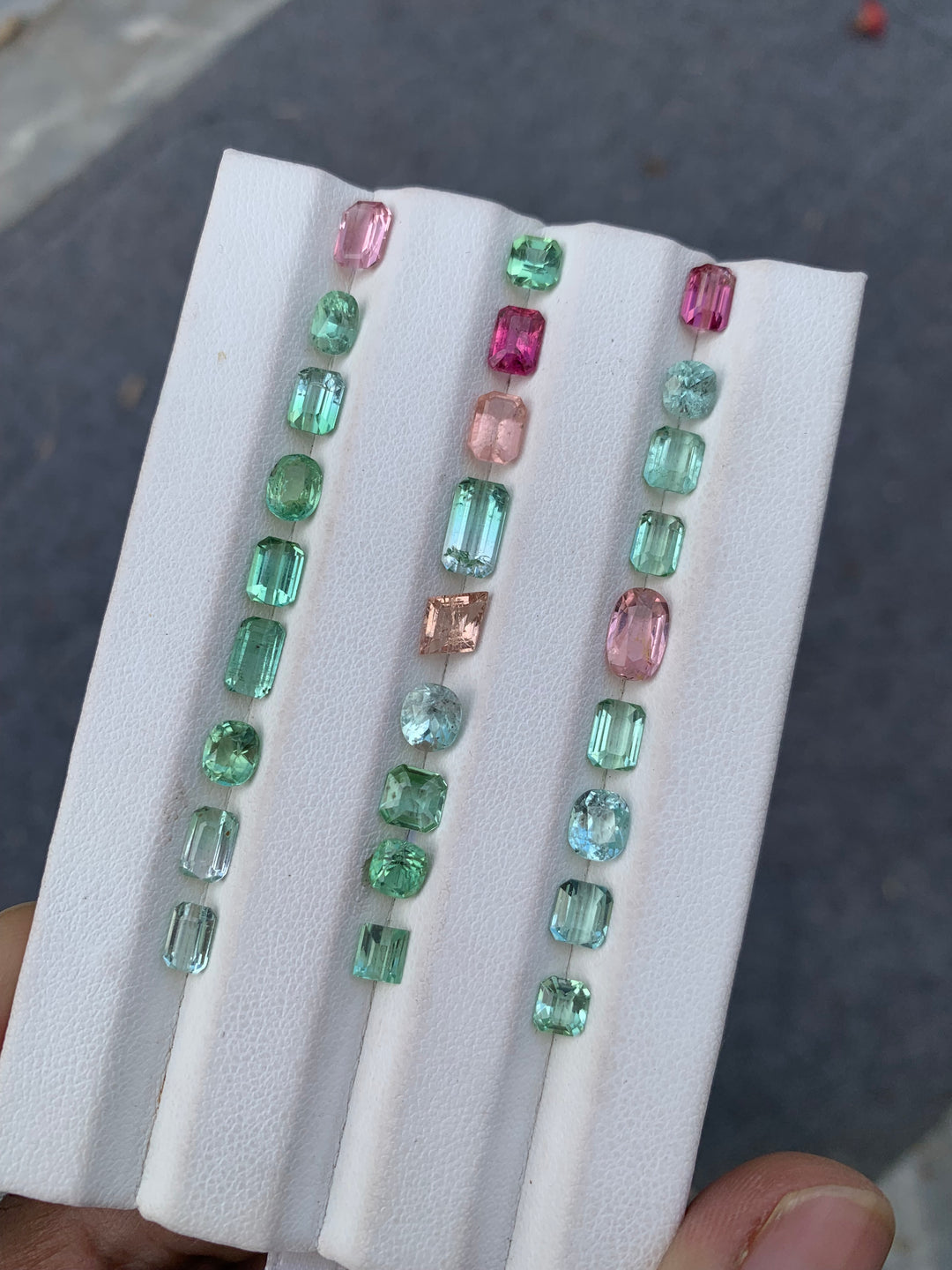 16.58 Carats Faceted Mix Color Eye Clean Tourmalines