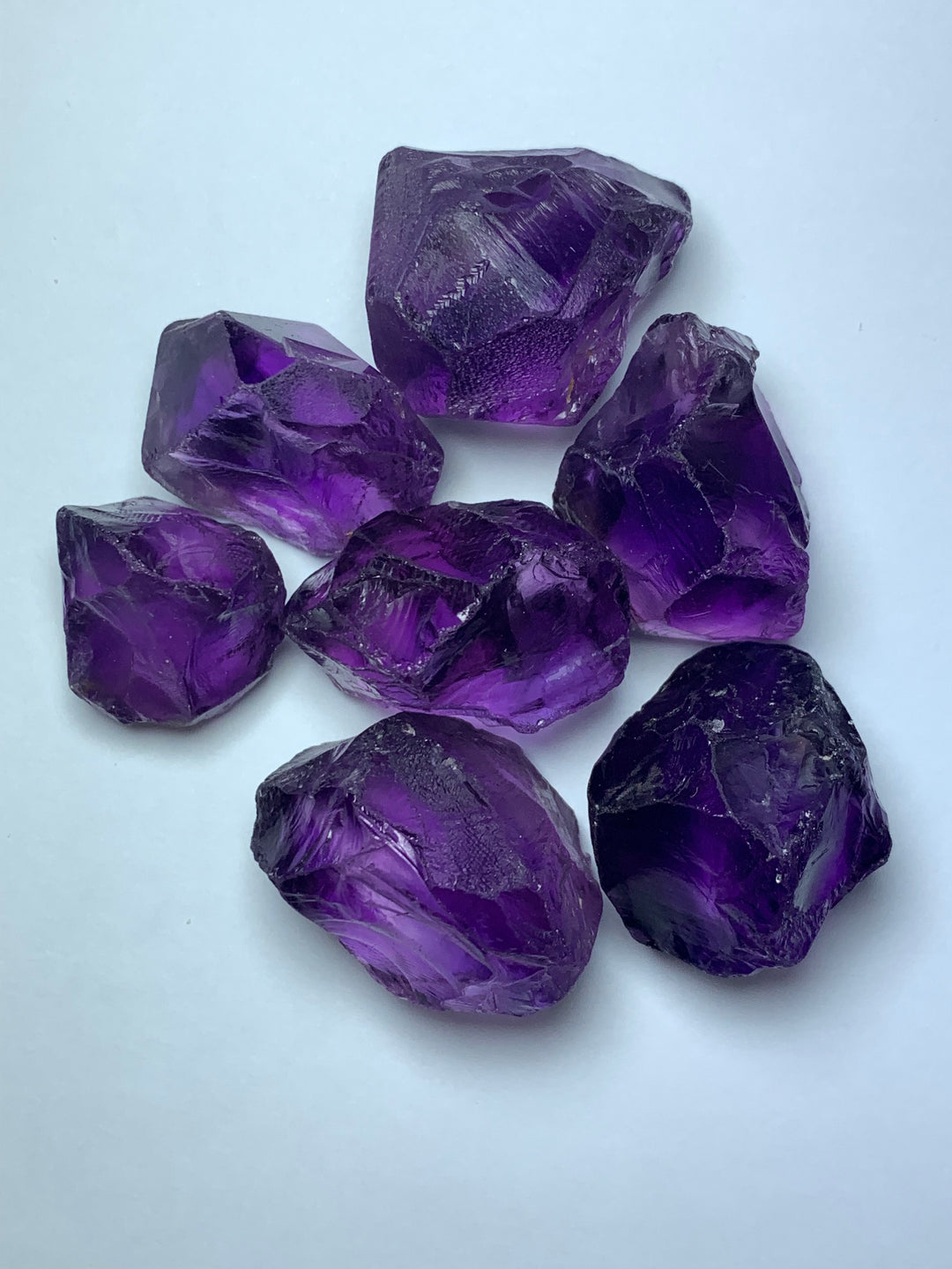 86 Grams Facet Rough Purple African Amethyst