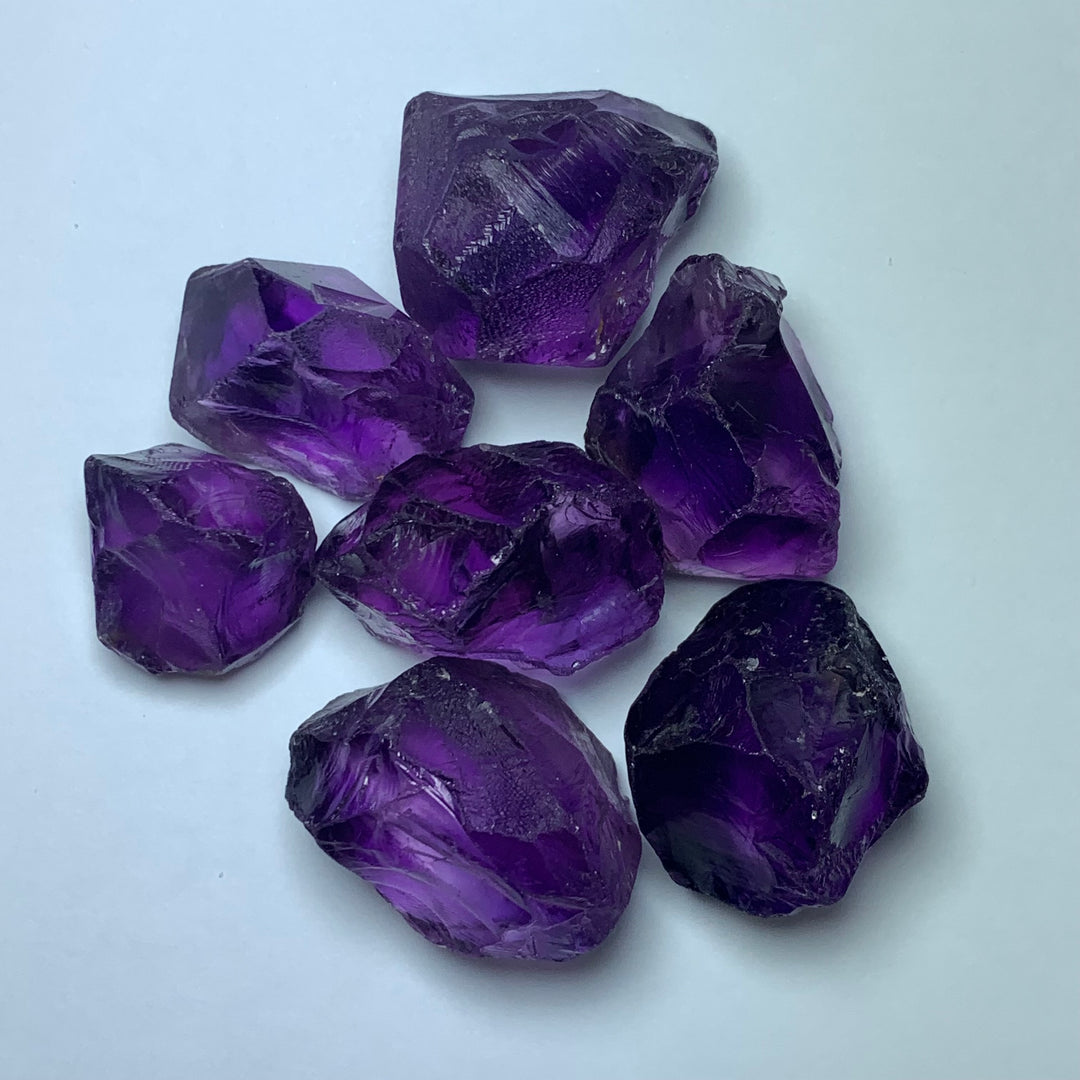 86 Grams Facet Rough Purple African Amethyst