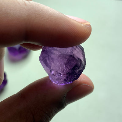 86 Grams Facet Rough Purple African Amethyst
