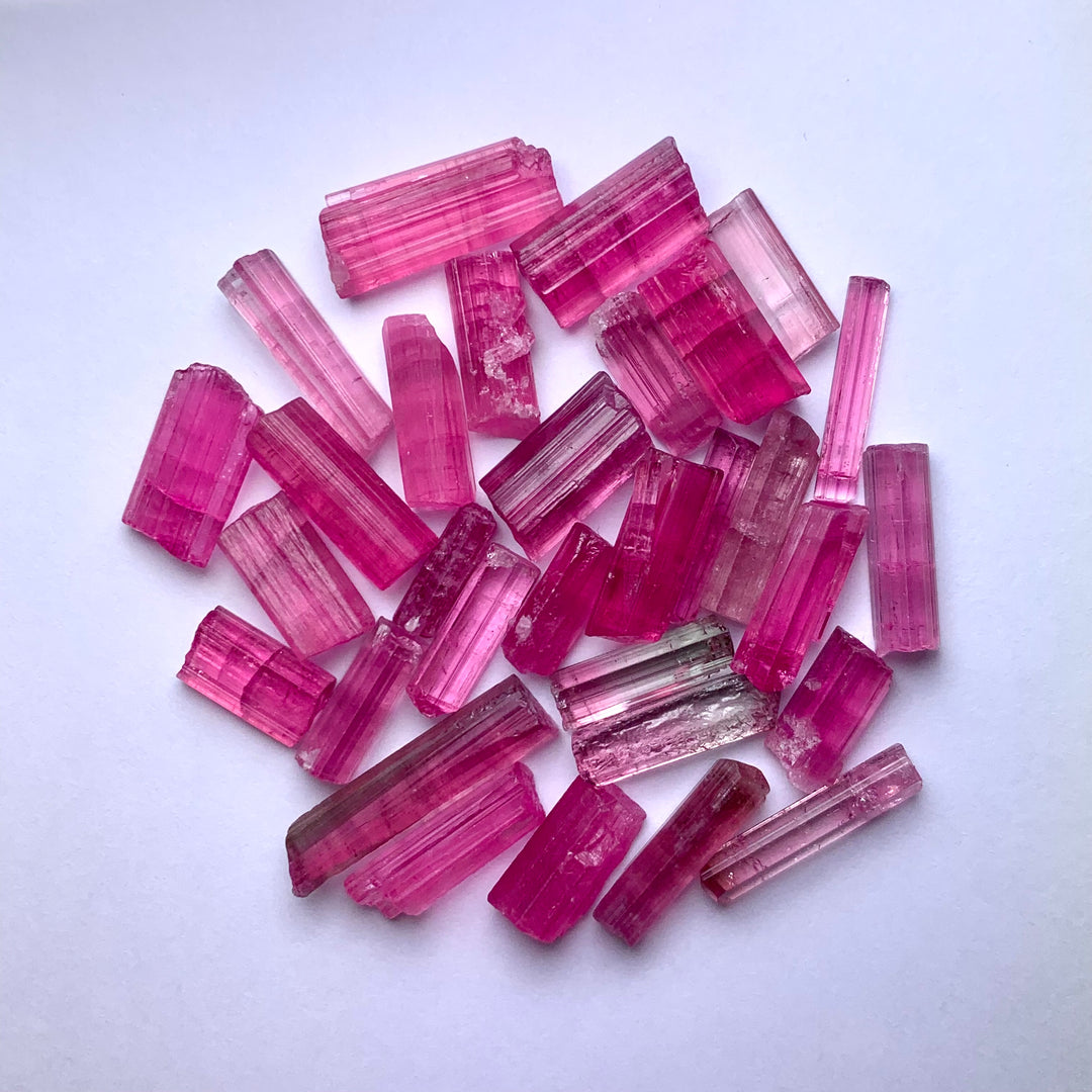 18 Grams Pink Tourmaline Crystals