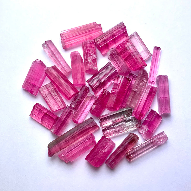 18 Grams Pink Tourmaline Crystals
