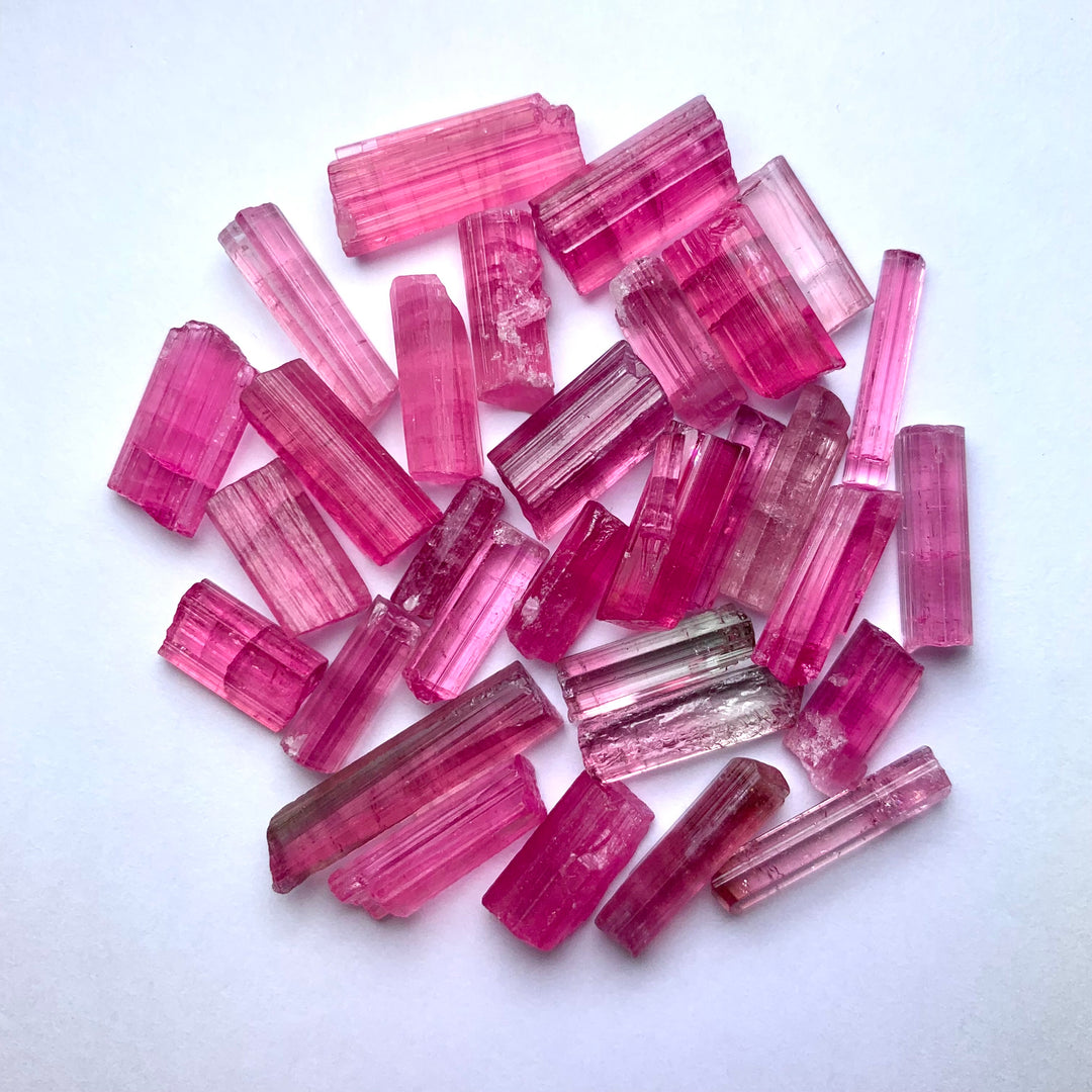 18 Grams Pink Tourmaline Crystals