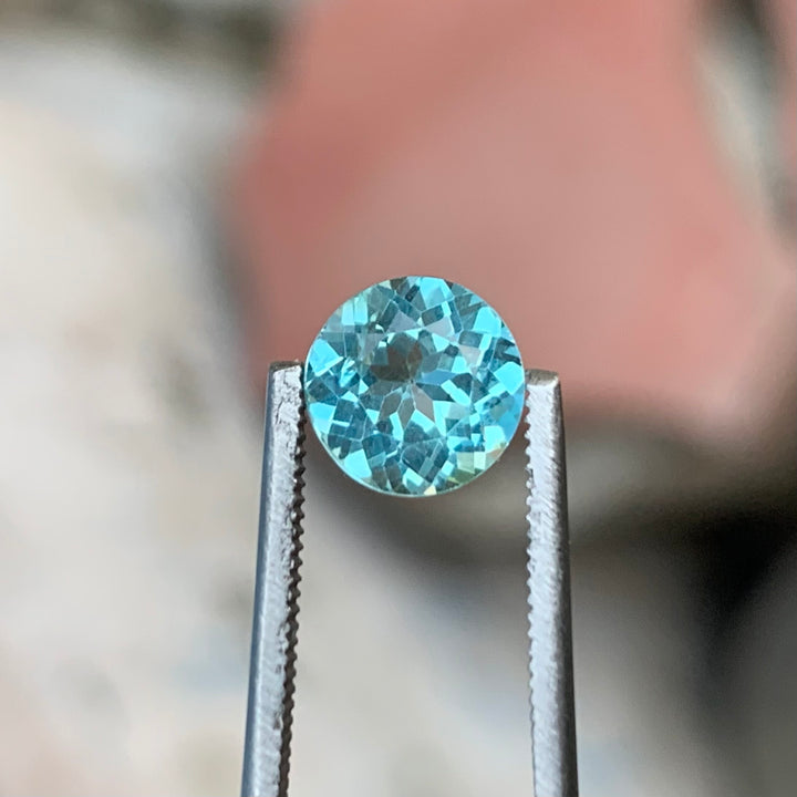 1.45 Carats Blue Apatite Semi-Precious Gemstone