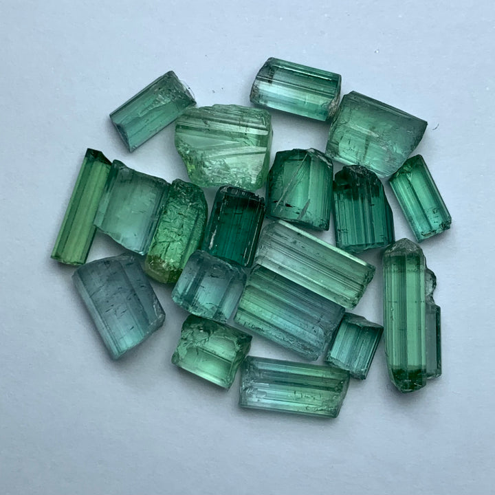 7.39 Grams Facet Rough Mint Green Tourmalines