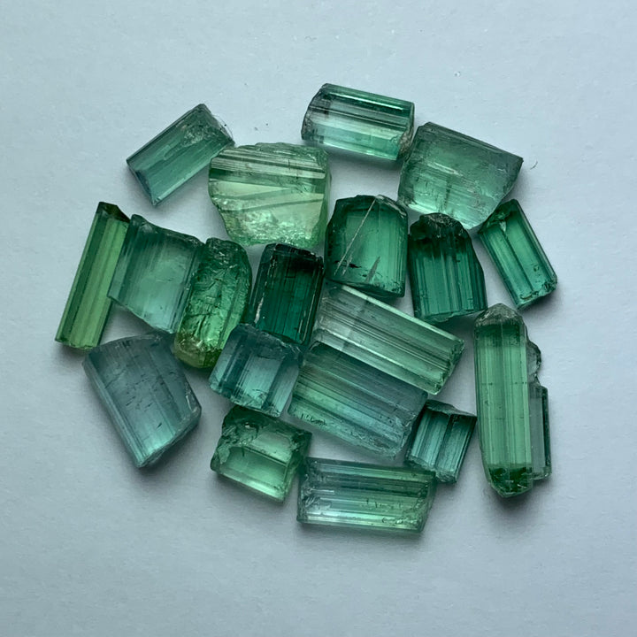 7.39 Grams Facet Rough Mint Green Tourmalines