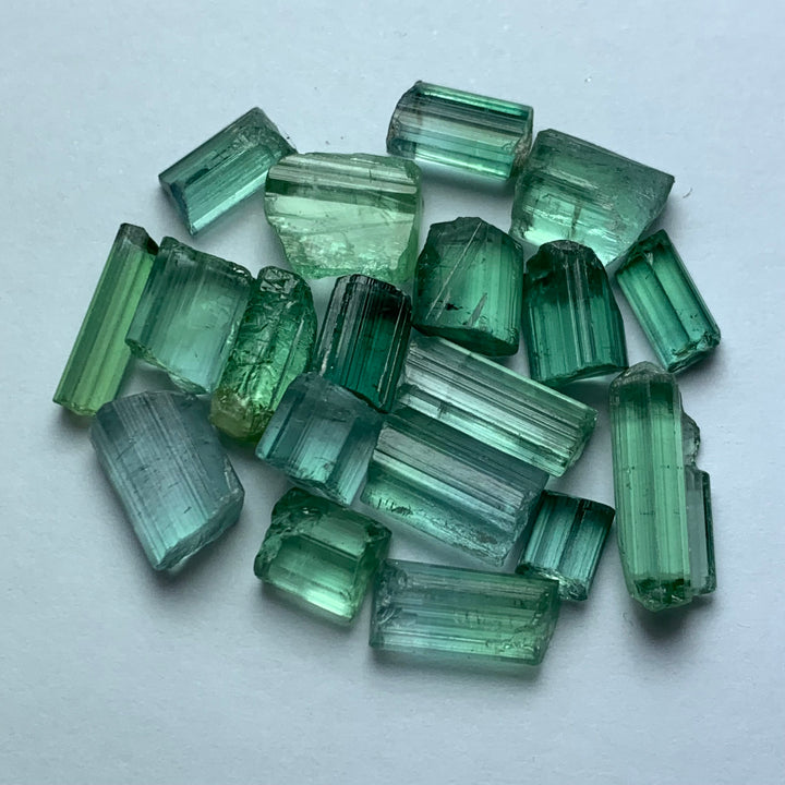 7.39 Grams Facet Rough Mint Green Tourmalines