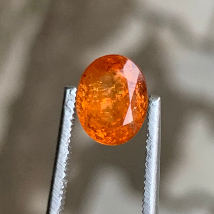 2.15 Carats Faceted Orange Spessartine Garnet