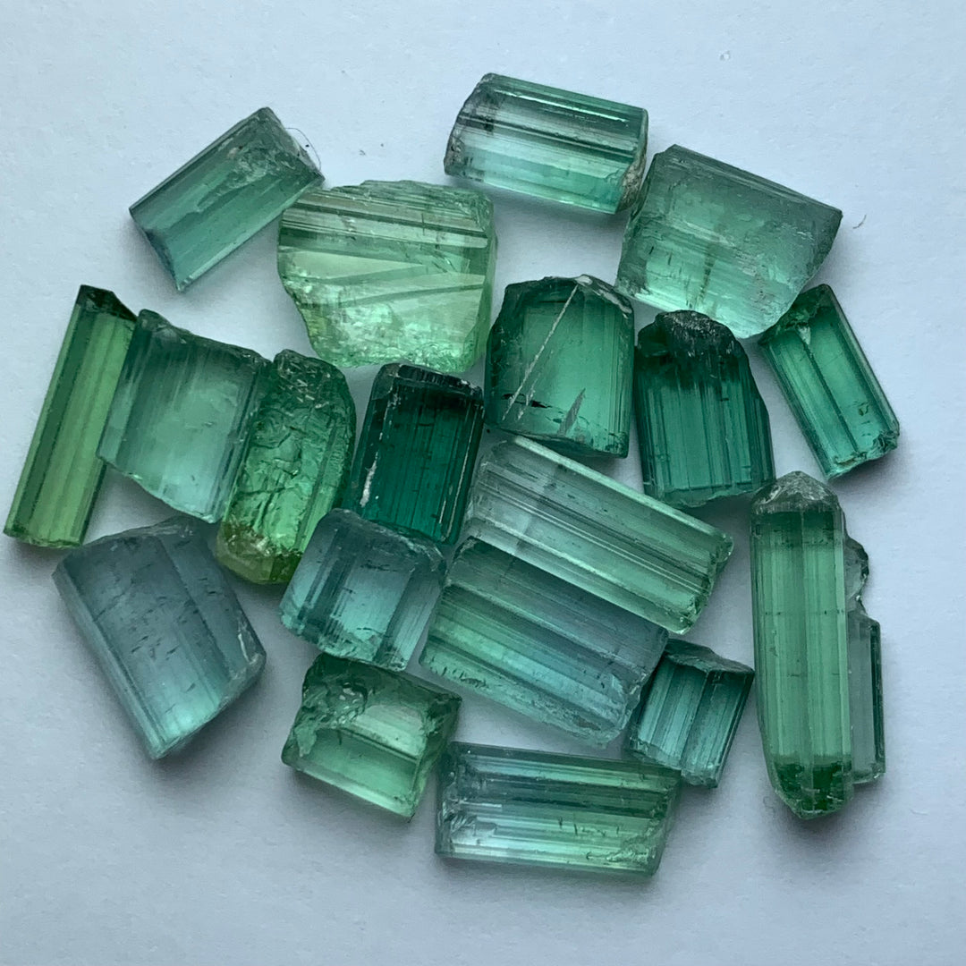 7.39 Grams Facet Rough Mint Green Tourmalines