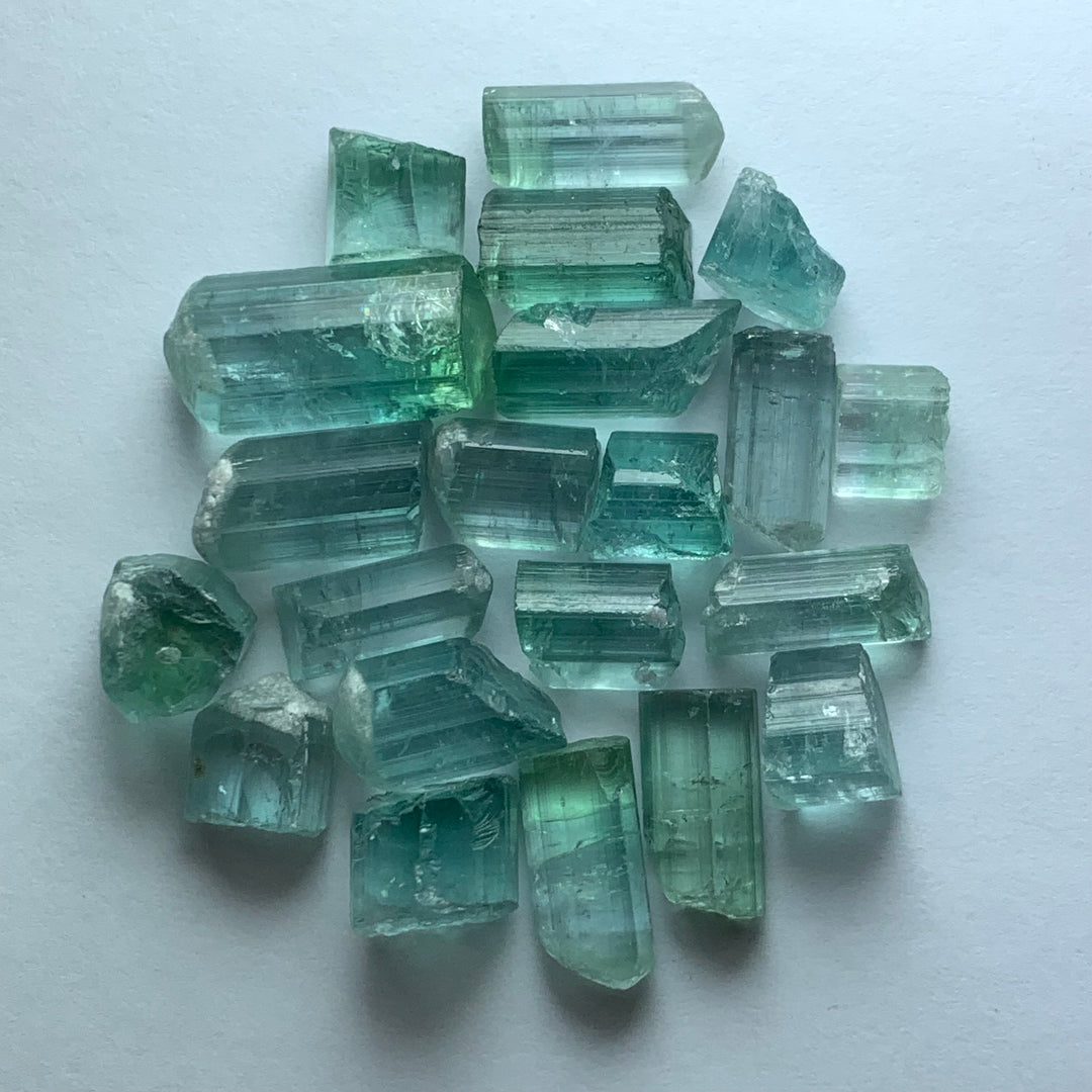 15.30 Grams Cabs Grade Sea Foam Tourmalines / Tourmaline Crystals