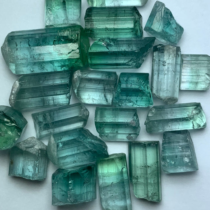 15.30 Grams Cabs Grade Sea Foam Tourmalines / Tourmaline Crystals