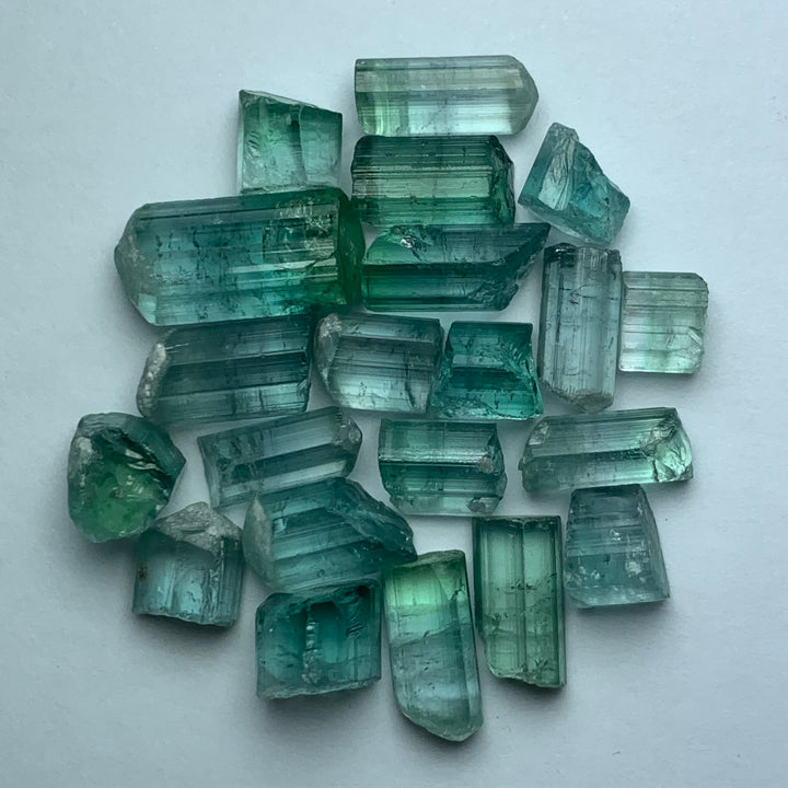 15.30 Grams Cabs Grade Sea Foam Tourmalines / Tourmaline Crystals