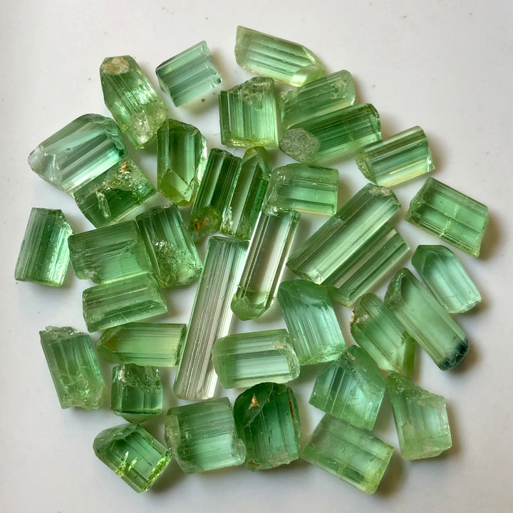 14.73 Grams Greenish Facet Rough Tourmaline For Sale - Noble Gemstones®