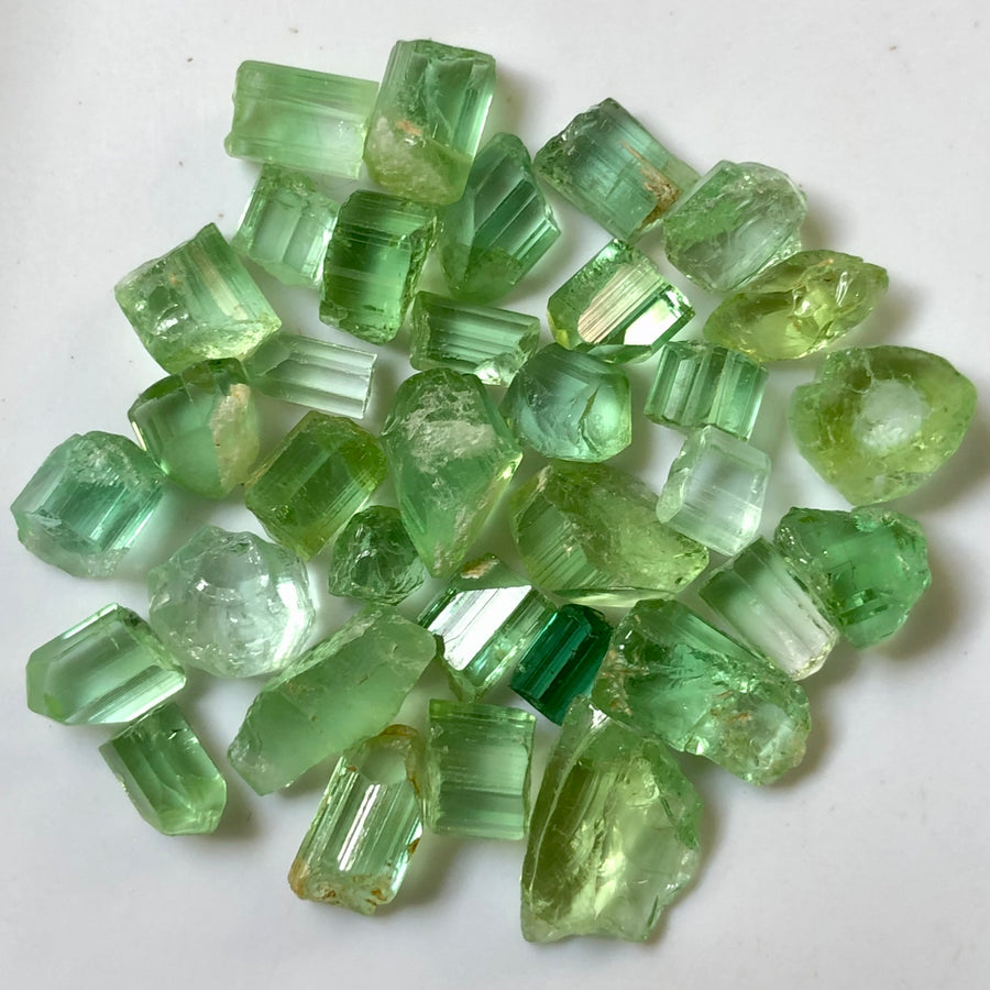 7.79 Grams Light Greenish Rough Tourmaline For Sale - Noble Gemstones®