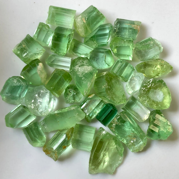 7.79 Grams Light Greenish Rough Tourmaline For Sale - Noble Gemstones®