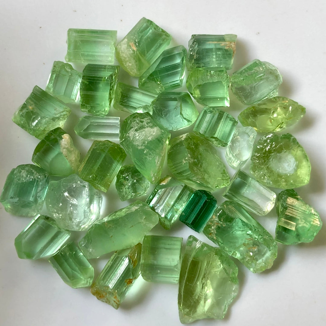 7.79 Grams Light Greenish Rough Tourmaline For Sale - Noble Gemstones®