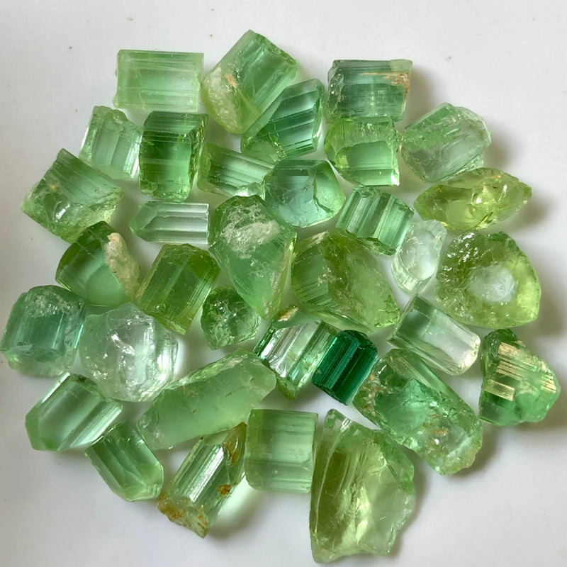 7.79 Grams Light Greenish Rough Tourmaline For Sale - Noble Gemstones®