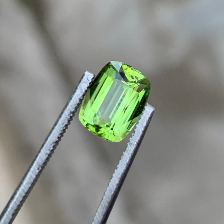 2.10 Carats Faceted Semi-Precious Peridot