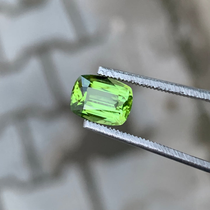 2.10 Carats Faceted Semi-Precious Peridot