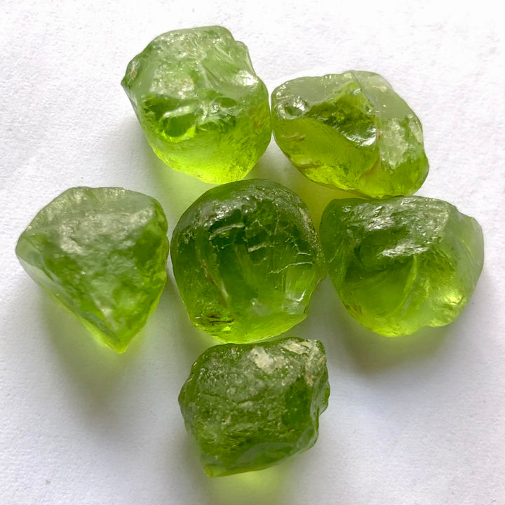 13.15 Grams Apple Green Rough Peridot - Noble Gemstones®