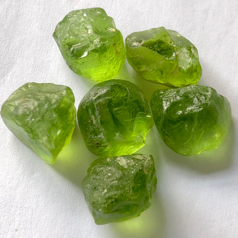 13.15 Grams Apple Green Rough Peridot - Noble Gemstones®