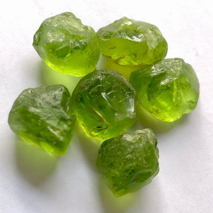 13.15 Grams Apple Green Rough Peridot - Noble Gemstones®