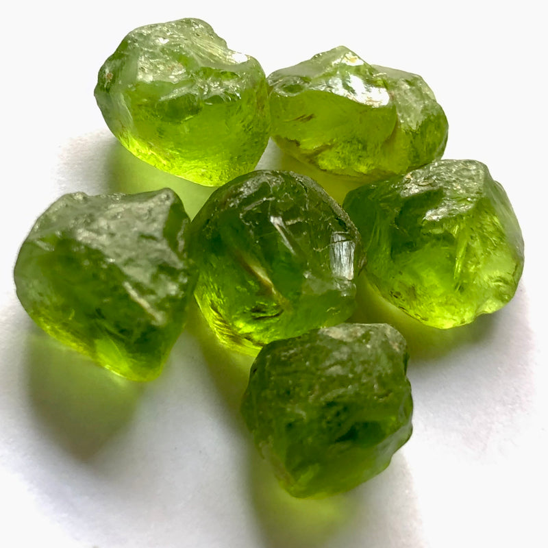 13.15 Grams Apple Green Rough Peridot - Noble Gemstones®