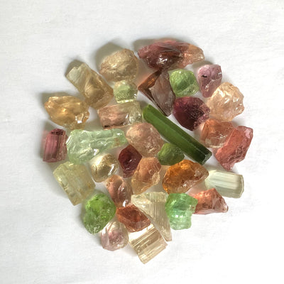17.05 Grams Mix Raw Tourmalines - Noble Gemstones®