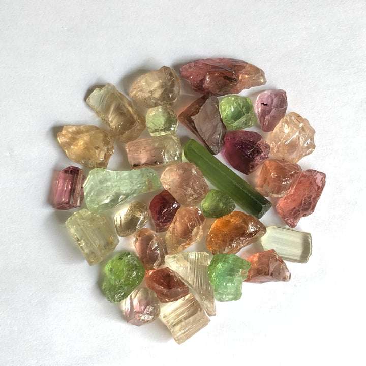 17.05 Grams Mix Raw Tourmalines - Noble Gemstones®