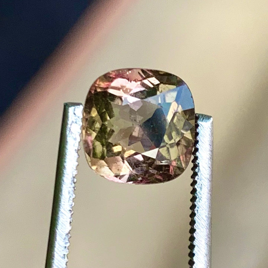 2.20 Carats Faceted African Bi-Color Tourmaline