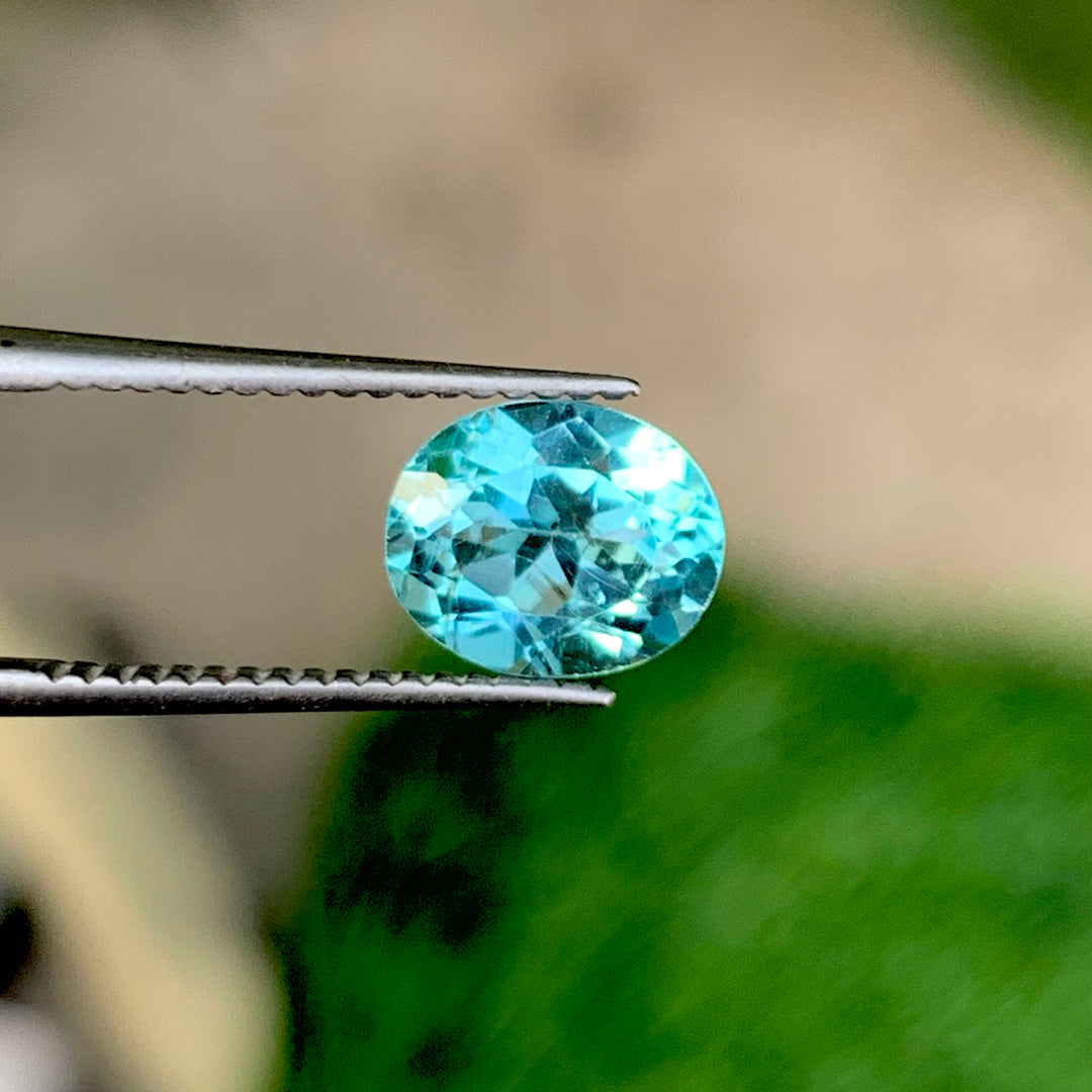 1.50 Carats Blue Apatite Semi-Precious Gemstone