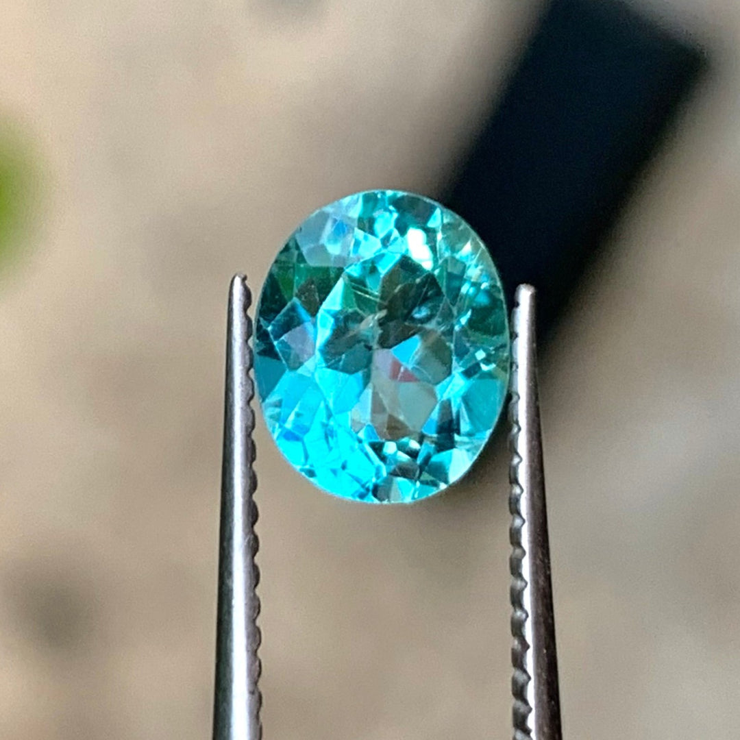 1.50 Carats Blue Apatite Semi-Precious Gemstone