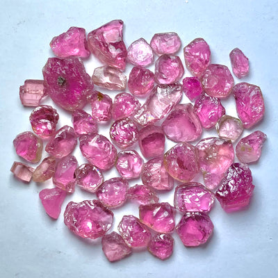 19.63 Grams Facet Rough Pinkish Afghanistan Tourmalines