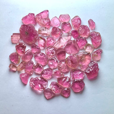 19.63 Grams Facet Rough Pinkish Afghanistan Tourmalines