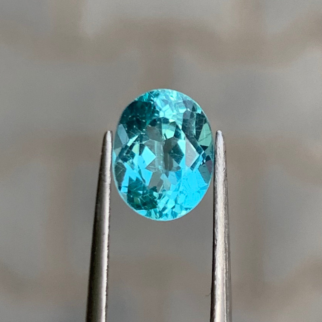 1.50 Carats Blue Apatite Semi-Precious Gemstone