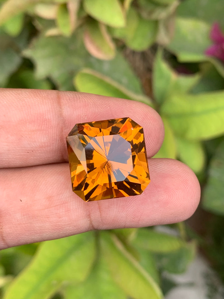 4.20 Carats Ascher Cut Citrine - Noble Gemstones®