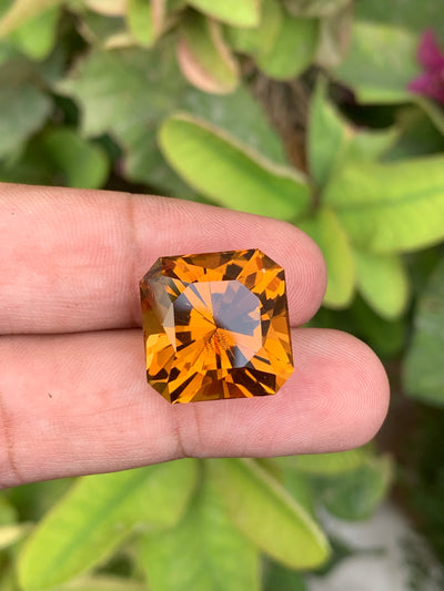 4.20 Carats Ascher Cut Citrine - Noble Gemstones®