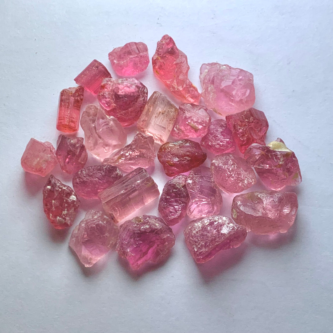 64.20 Carats Facet Rough Pink Afghanistan Tourmaline