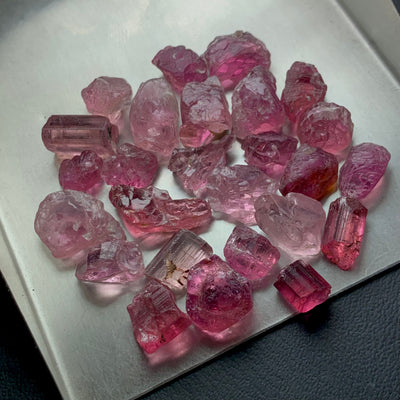 64.20 Carats Facet Rough Pink Afghanistan Tourmaline