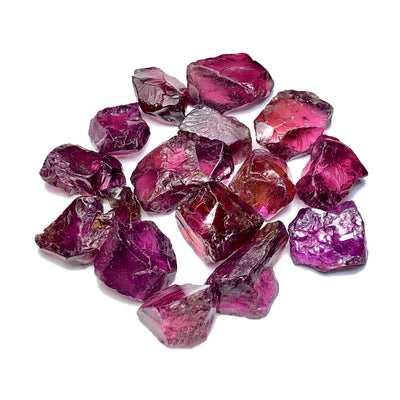 11.55 Grams Facet Rough Reddish Pink Rhodolite Garnet - Noble Gemstones®