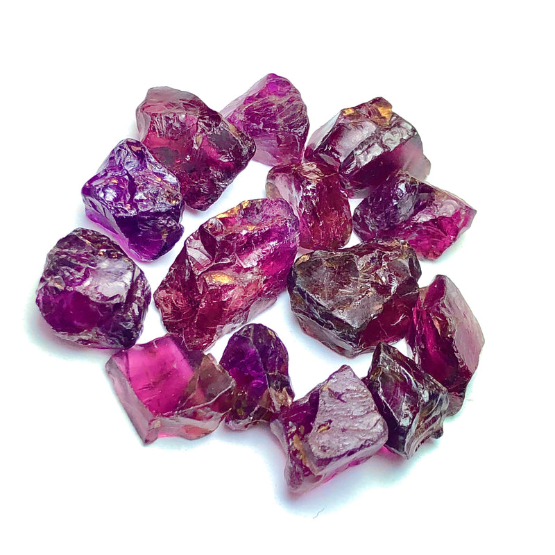 11.43 Grams Facet Rough Reddish Pink Rhodolite Garnet - Noble Gemstones®