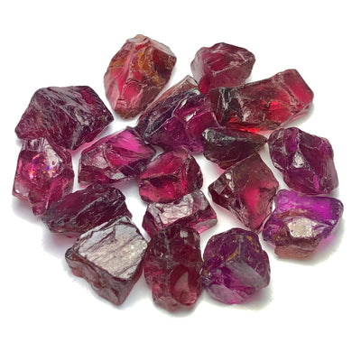 10.62 Grams Raw Reddish Pink Rhodolite Garnet - Noble Gemstones®