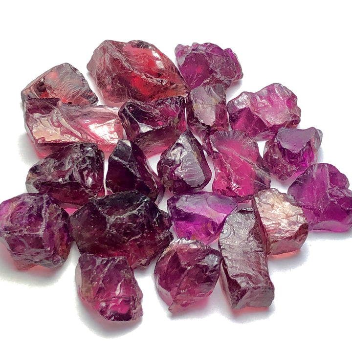 12.1 Grams Raw Reddish Pink Rhodolite Garnet - Noble Gemstones®