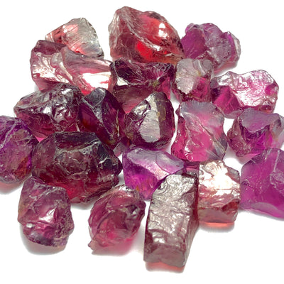 12.1 Grams Raw Reddish Pink Rhodolite Garnet - Noble Gemstones®