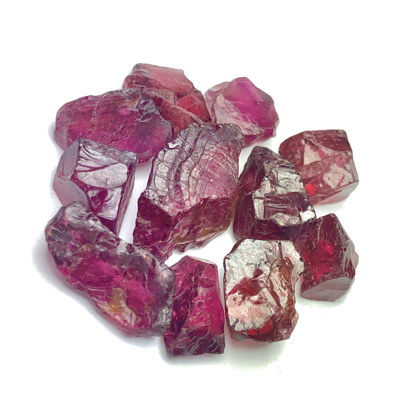 13.5 Grams Raw Reddish Pink Rhodolite Garnet - Noble Gemstones®