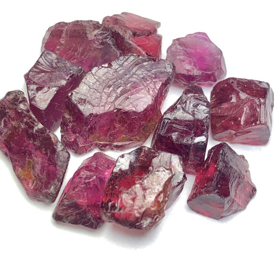 13.5 Grams Raw Reddish Pink Rhodolite Garnet - Noble Gemstones®